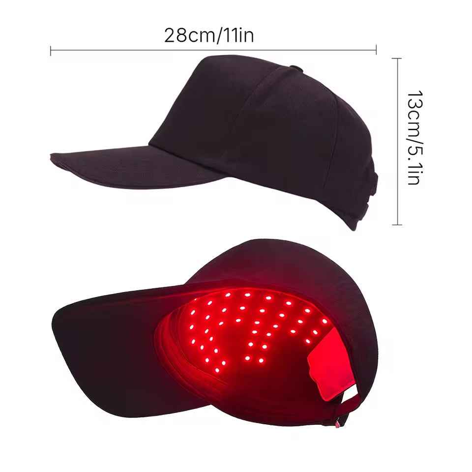 LED Hair Growth Cap - Red Light Therapy Hat for Hair Regrowth and Hair Loss Treatment