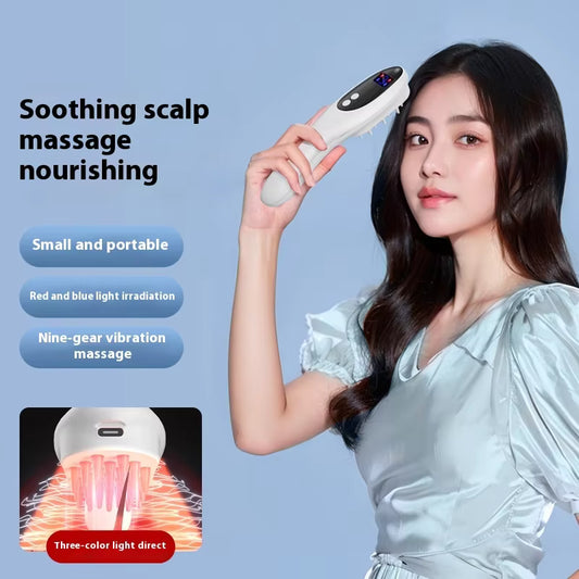 Red & Blue Light Therapy Hair Care Comb