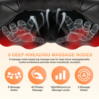 Shiatsu Neck & Shoulder Massager with Infrared Heat