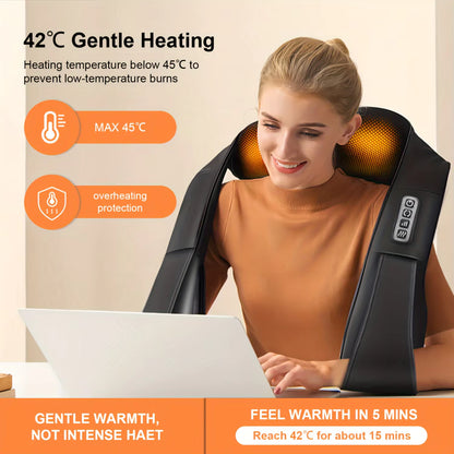 Shiatsu Neck & Shoulder Massager with Infrared Heat