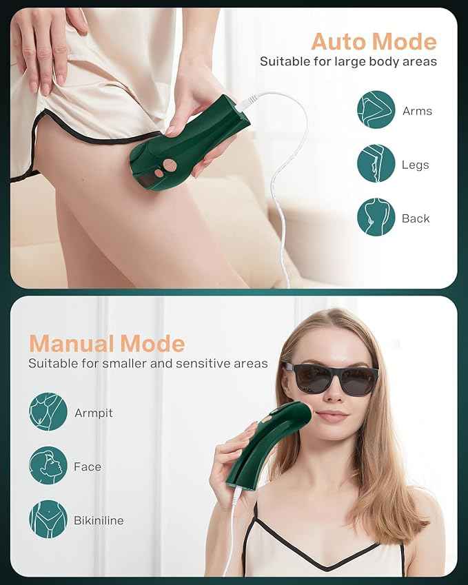 Laser Hair Removal for Women Permanent,999,999 Flashes Painless IPL Hair Remover with Ice Cooling Care Function, at Home Hair Removal Device for Facial Armpits Legs Bikini Line Whole Body, Corded