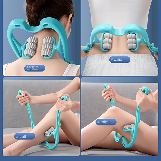 Stop Neck Pain Now: 6-Roller Deep Tissue Massager