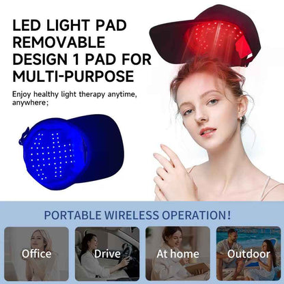 LED Hair Growth Cap - Red Light Therapy Hat for Hair Regrowth and Hair Loss Treatment