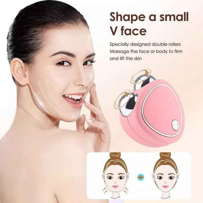 Facial Massager Microcurrent Roller for Skin Tightening and Anti-Wrinkle Rejuvenation