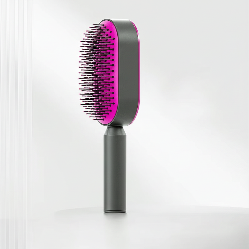 Self-Cleaning Scalp Massage Hair Brush